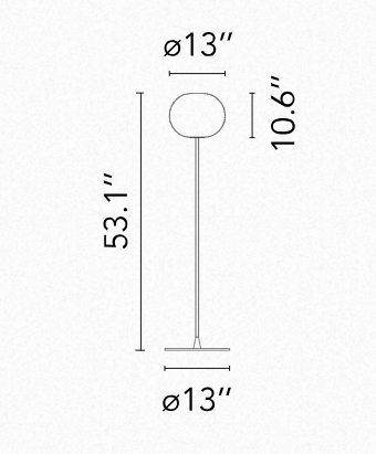 FLOS | GLO-BALL FLOOR LAMP | From $1,315.00