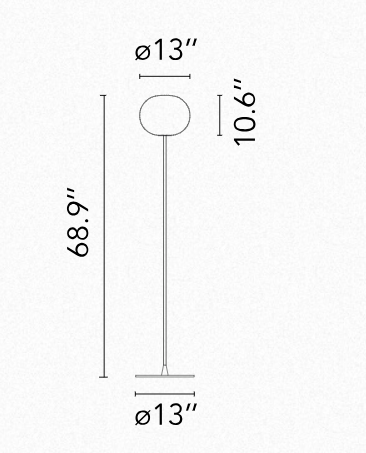 FLOS | GLO-BALL FLOOR LAMP | From $1,315.00