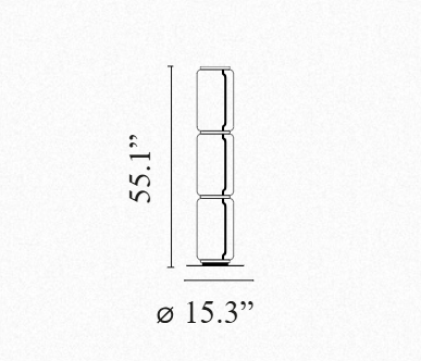 FLOS | NOCTAMBULE LOW FLOOR LAMP | From $3,235.00
