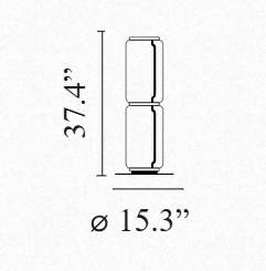 FLOS | NOCTAMBULE LOW FLOOR LAMP | From $3,235.00