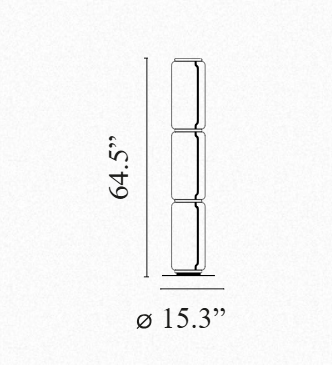 FLOS | NOCTAMBULE HIGH FLOOR LAMP | From $3,570.00