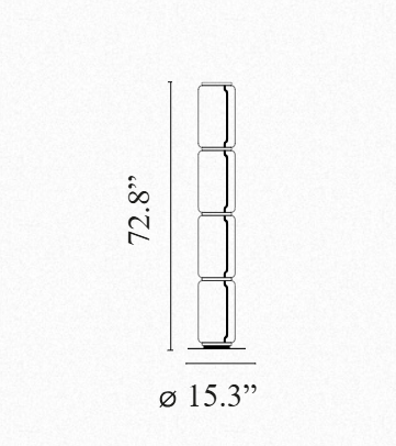 FLOS | NOCTAMBULE LOW FLOOR LAMP | From $3,235.00