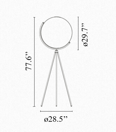 FLOS | SUPERLOON FLOOR LAMPLIGHT | From $7,110.00