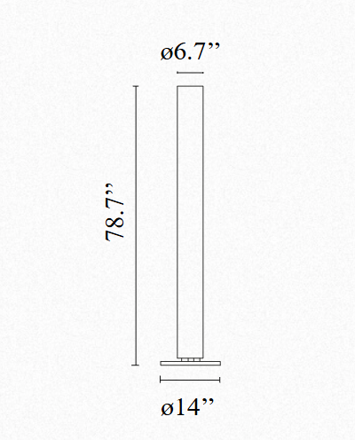 FLOS | STYLOS FLOOR LAMP | $1,630.00