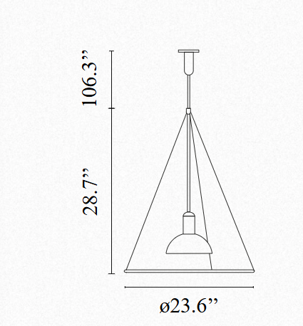 FLOS | FRISBI SUSPENSION LAMP | $780.00