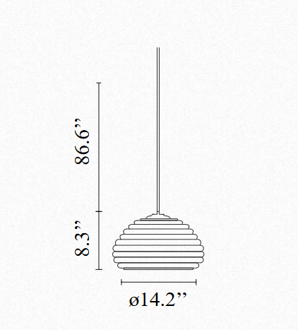 FLOS | SPLÜGEN BRÄU SUSPENSION LIGHT | $820.00