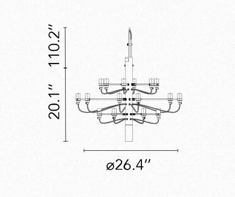 FLOS | 2097 CHANDELIER | From $2,835.00
