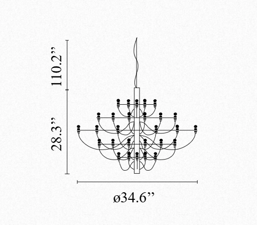 FLOS | 2097 CHANDELIER | From $2,835.00