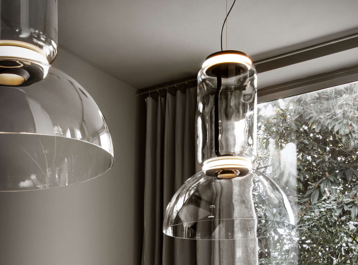 FLOS | NOCTAMBULE LOW CYLINDER BOWL SUSPENSION LAMP | From $5,610.00