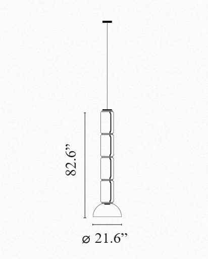 FLOS | NOCTAMBULE LOW CYLINDER BOWL SUSPENSION LAMP | From $5,610.00