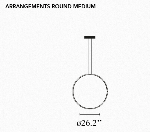 FLOS | ARRANGEMENTS 1 ELEMENT SUSPENSION LAMP | From $2,175.00