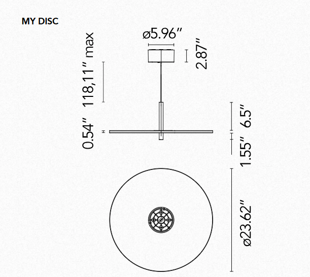 FLOS | MY DISC SUSPENSION LAMP | From $2,646.00