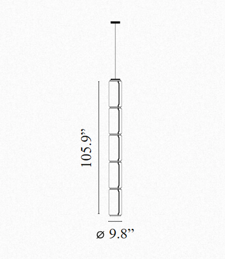 FLOS | NOCTAMBULE LOW CYLINDER SUSPENSION LAMP | From $6,630.00