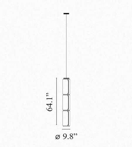 FLOS | NOCTAMBULE LOW CYLINDER SUSPENSION LAMP | From $6,630.00
