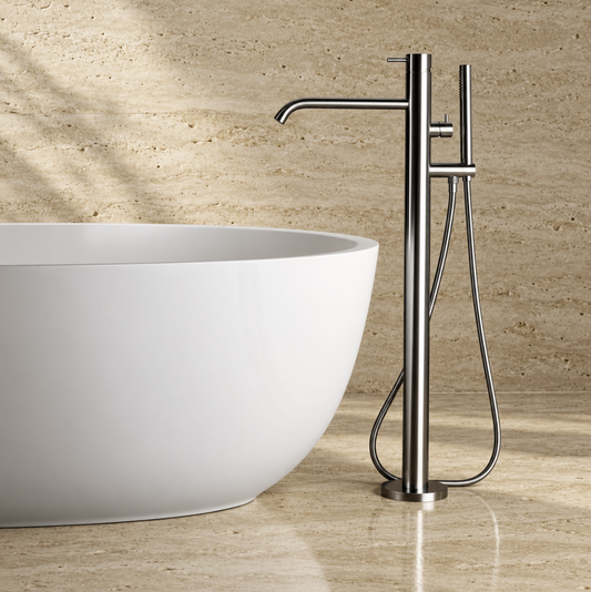 PIETRA CASA | Freestanding Bathtub Mixer with Hand Shower | $2,839.00 - $4,561.00