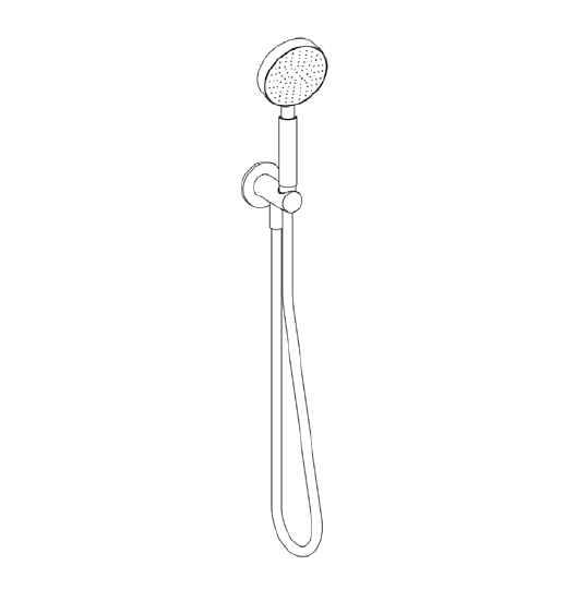 PIETRA CASA | Round Hand Shower with Wall Bracket | $1,261.00 - $1,695.00
