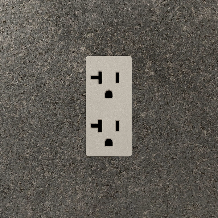 PRADO | UNIFIT OUTLET COVER PLATE - DUPLEX SQUARED | $34.00
