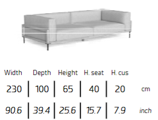 TALENTI | CLEOSOFT//WOOD  SOFA - $15,574.94