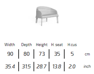 TALENTI | CLEOSOFT//WOOD  LOUNGE CHAIR AND ROCKER- $6,683.08 - $7,021.26