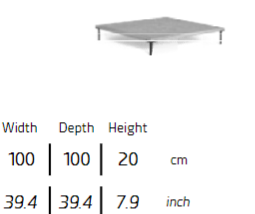 TALENTI | CLEOSOFT//WOOD  COFFEE TABLE- $4,467.21 - $5,216.87