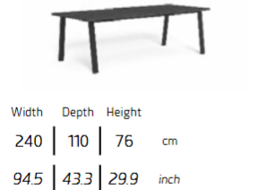 TALENTI | COTTAGE DINING TABLE - $7,893.87