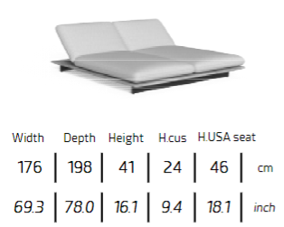 TALENTI | VENICE  SUNBED - $10,715.07 - $20,248.65