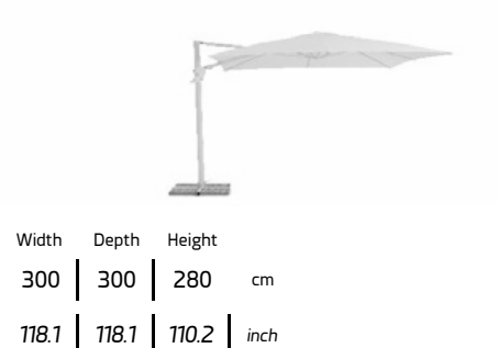 TALENTI | PARASOL  VOLCANO SHADE - $2,025.99