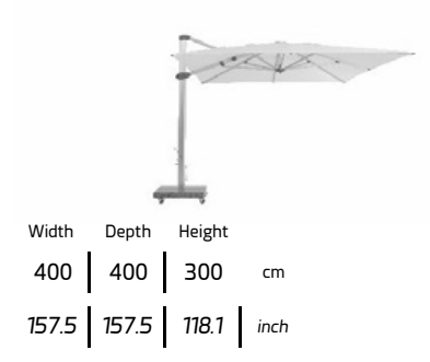 TALENTI | PARASOL  ZEUS SHADE - $8,728.40 - $11,014.84