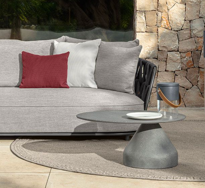 TALENTI | PLAZA  CEMENT 80 X 65 COFFEE TABLE - $3,854.70