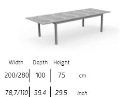 TALENTI | TIMBER  EXTENDABLE DINING TABLE - $3,969.16 - $5,122.86