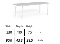 TALENTI | SLAM  DINING TABLE - $3,217.65 - $4,442.00