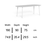 TALENTI | SLAM  DINING TABLE - $3,217.65 - $4,442.00