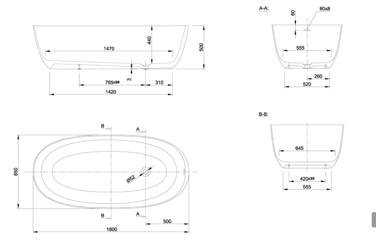 PRIME BATH TUB | PIETRA CASA BRAND | $19,064.79