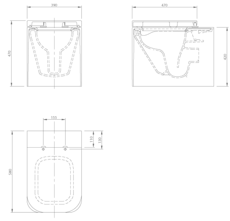 PRIDE FLOORSTANDING TOILET | PIETRA CASA BRAND | $7,631.47