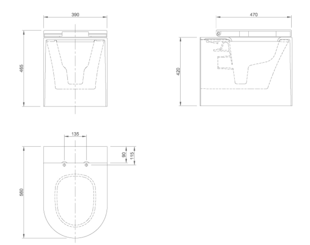 PRIME FLOORSTANDING TOILET | PIETRA CASA BRAND | $7,631.47