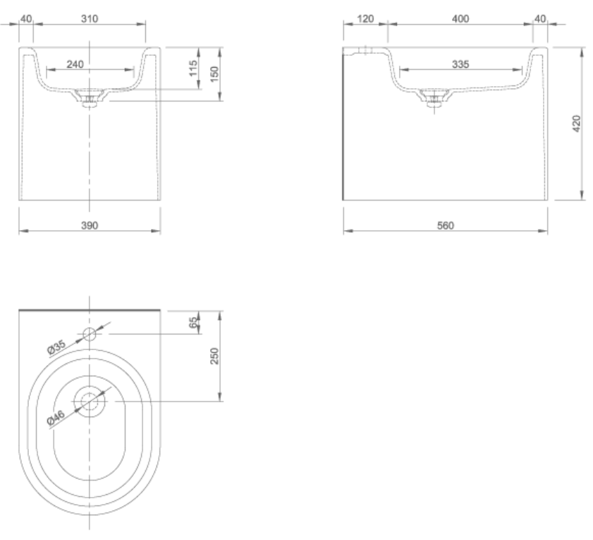 PRIME FLOORSTANDING BIDET | PIETRA CASA BRAND | $4,437.05