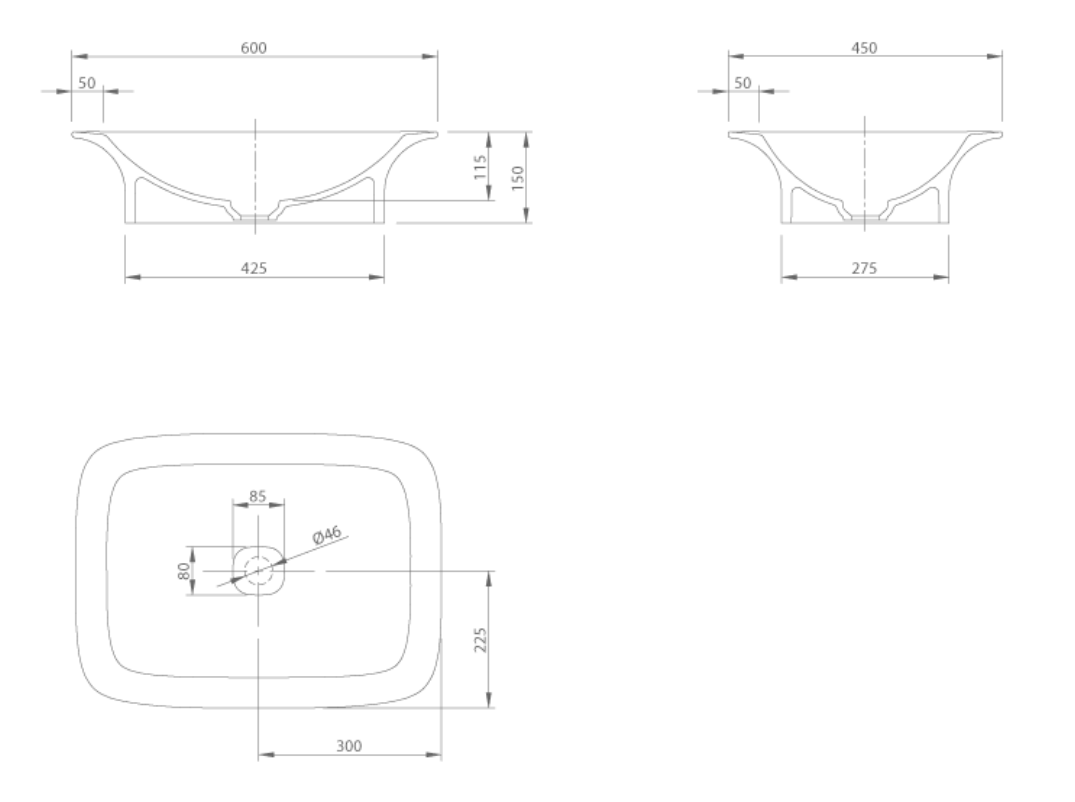 GLAM COUNTERTOP WASH BASIN | PIETRA CASA BRAND | $2,287.01