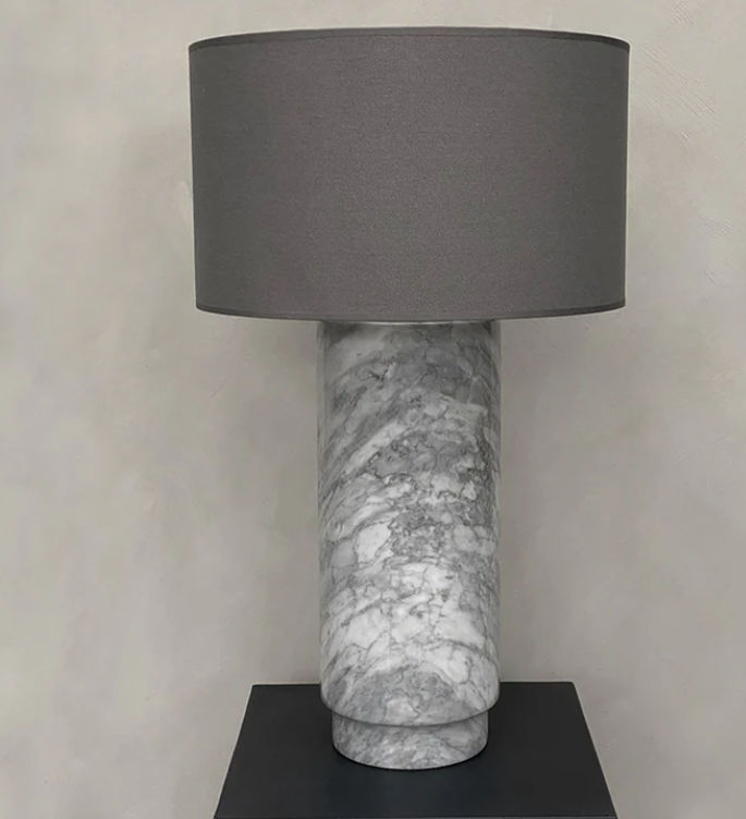 PIETRA CASA - AVA TABLE LAMP - ARABESCATO WHITE - $2,671.47