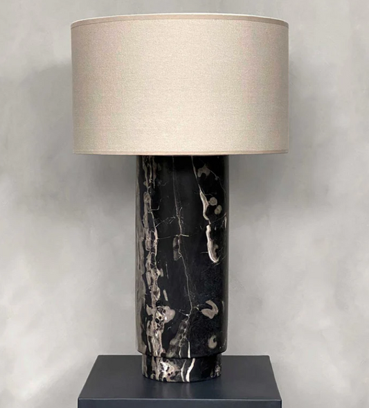 PIETRA CASA - AVA TABLE LAMP - PORTORO BLACK - $2,606.47