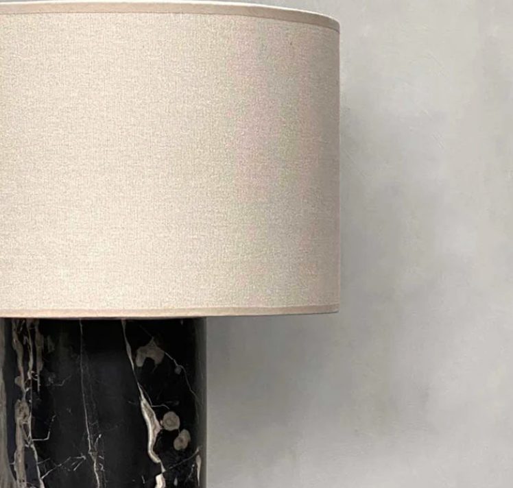 PIETRA CASA - AVA TABLE LAMP - PORTORO BLACK - $2,606.47