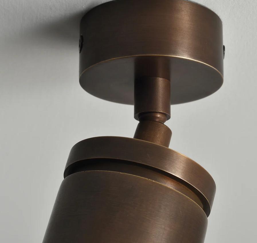 PIETRA CASA - ELEMENT SPOT LAMP - BURNISHED BRASS - $1,020.00