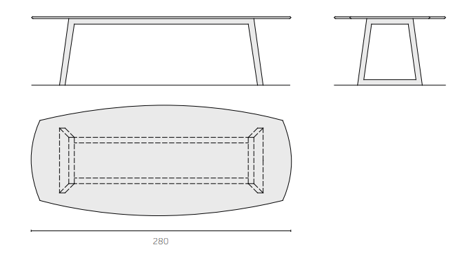 LITHEA | TAVOLI NICHI DINING TABLE | $15,599.79 - $20,604.62