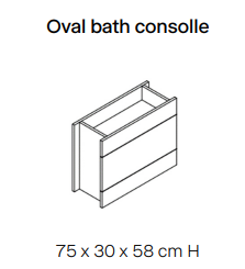 LUCE DI CARRARA | PASSAGE BATH CONSOLE | $29,120.52 - $38,899.80