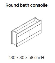 LUCE DI CARRARA | PASSAGE BATH CONSOLE | $29,120.52 - $38,899.80