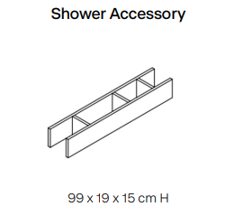 LUCE DI CARRARA | SHOWER ORGANIZER | $2,607.81