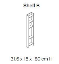 LUCE DI CARRARA | PASSAGE SHOWER SHELVES | $5,824.10 - $6,780.30