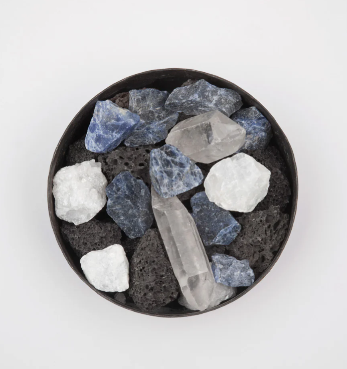 MAD ET LEN I  BLACK POTPOURRI WITH CRYSTALS I $275.00