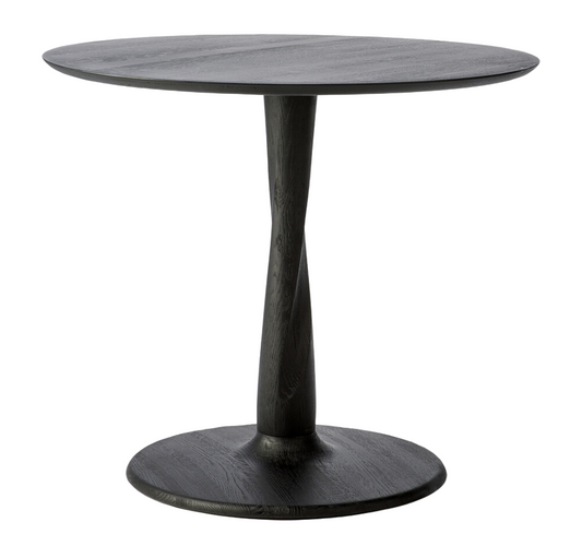 ETHNICRAFT TORSION DINING TABLE - OAK BLACK | $2,029.00