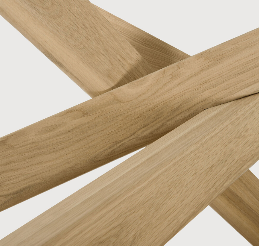 ETHNICRAFT MIKADO OVAL COFFEE TABLE - OAK | $1,559.00