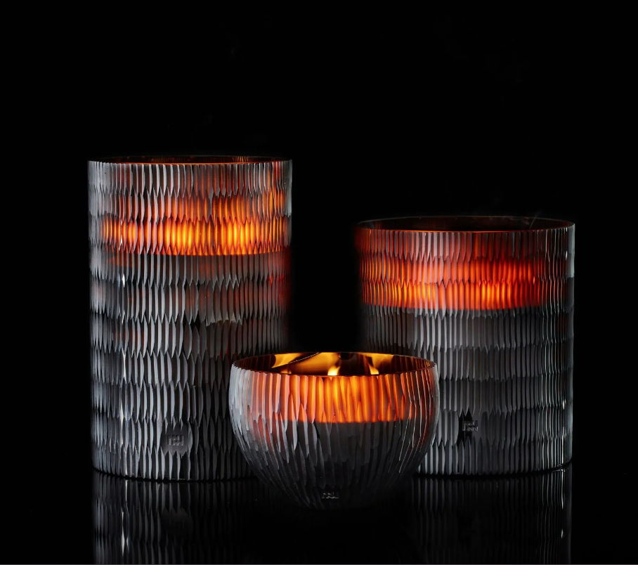 ONNO - AMBER / RHOMBUS LARGE - $370.00